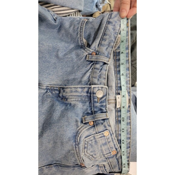 Weekday “Modulate Deconstructed Jeans” — light wash blue, 100% cotton - Picture 3 of 10